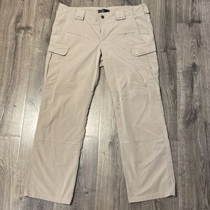 5.11 14 Waist Women’s Tactical Series Pants Khaki Cargo Style Outdoor/Work Pants